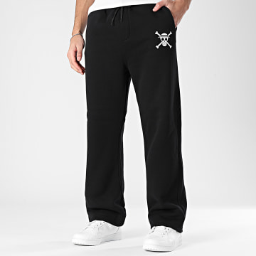 One Piece - Jogginghose Large Mugiwara Schwarz Weiß
