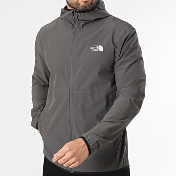 The North Face - Corta-Vento com Capuz Zíper A8CS7 Cinza Antracite
