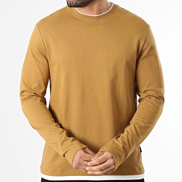 Tiffosi - T-Shirts Long Sleeves Milan 10064315 Camel