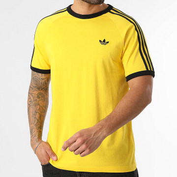 Adidas Originals - Tee Shirt 3 Stripes KE3538 Jaune Noir