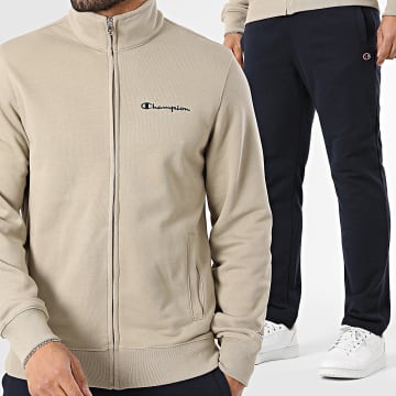 Champion - Ensemble De Survetement 222248 Beige Bleu Marine