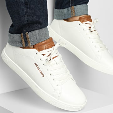 Jack And Jones - Sneakers Bosley White Cognac