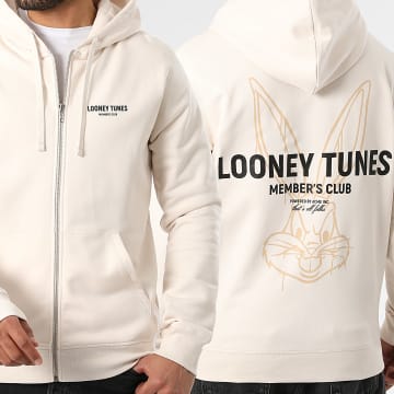 Looney Tunes - Sweat Zippé Capuche Represent Bugs Beige
