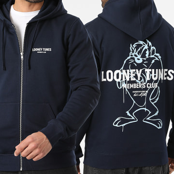 Looney Tunes - Sweat Zippé Capuche Represent Taz Bleu Marine