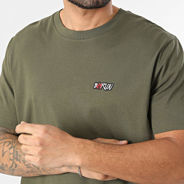 Seth Gueko - Camiseta Oversize Grande Patch Barlou Verde Kaki