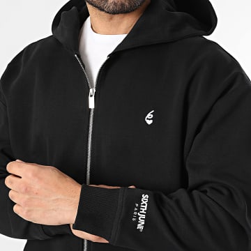 Sixth June - Hoodie Kapuze Reißverschluss 910 Schwarz