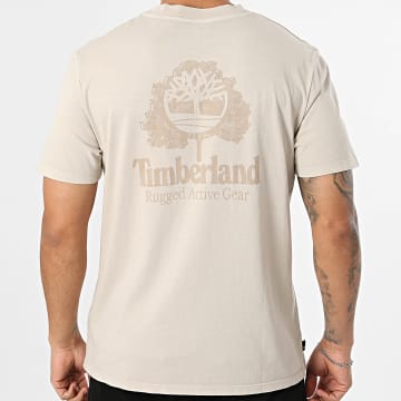 Timberland - Tee Shirt Rugged Active Gear Back A5MU6 Beige