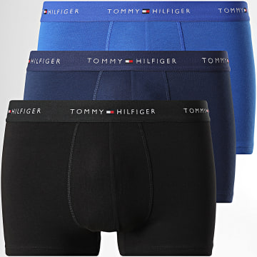 Tommy Hilfiger - Lot De 3 Boxers 3920 Bleu Roi Bleu Marine Noir