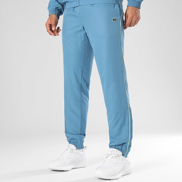 Lacoste - Pantalon Jogging Logo Crocodile Bleu