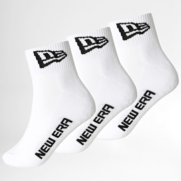 New Era - Lot De 3 Paires De Chaussettes Flag Ankle 60595133 Blanc
