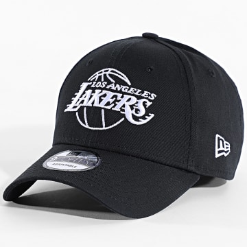 New Era - Pet 9Forty Essential Outline Los Angeles Lakers 12292584 Zwart Wit