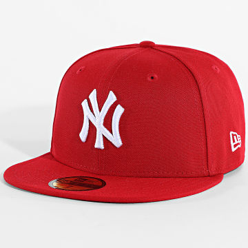 New Era - Casquette Fitted MLB Basic NY Yankees 10011573 Rouge