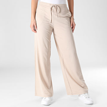 Only - Calça Loose Fit Feminina Sakura 15366882 Bege