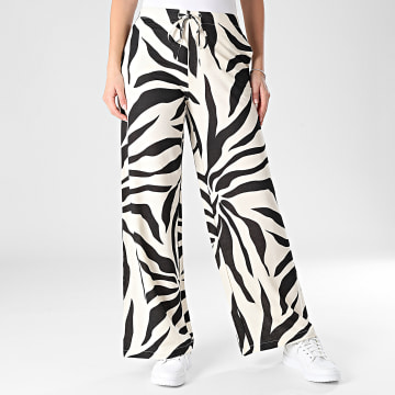 Only - Pantalón Loose Fit Mujer Sakura 15366882 Beige Negro