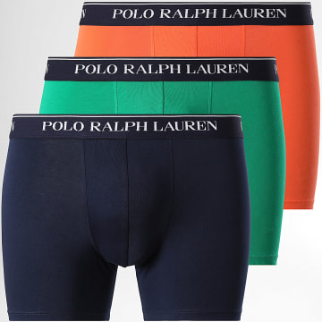 Polo Ralph Lauren - Pack aus 3 Boxern Grün Orange Marineblau