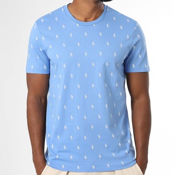 Polo Ralph Lauren - T-Shirt All Over Player Blau