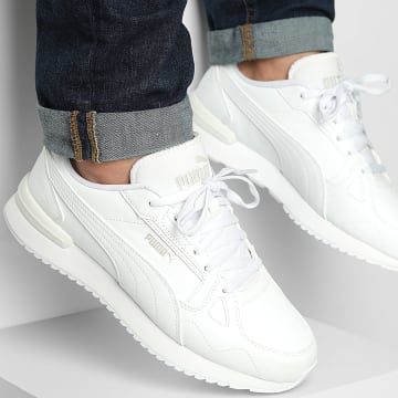 Puma - Zapatillas R78 Cyclone SL 406163 Blanco Gris Frío Gris Claro Negro