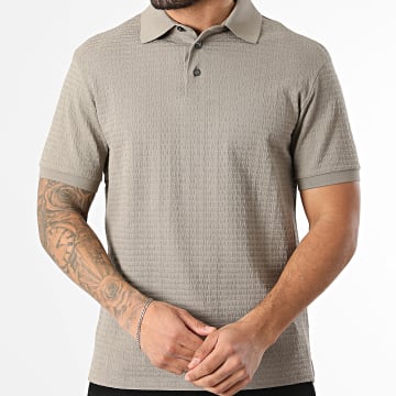 Emporio Armani - Polo Manches Courtes EM004595-AF10762 Beige Foncé