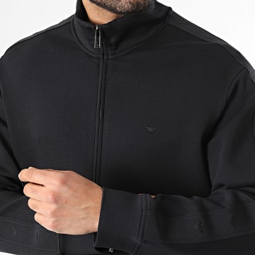 Emporio Armani - Veste Zippée A Bandes EM005222-AF10013 Bleu Marine