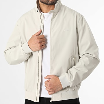Jack And Jones - Chaqueta con cremallera Brad beige claro