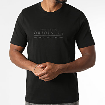 Jack And Jones - T-Shirt Catskills Minimal Preto