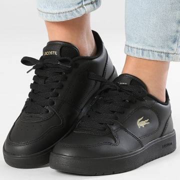Lacoste - Baskets Femme Court Ace 126 Black Gold