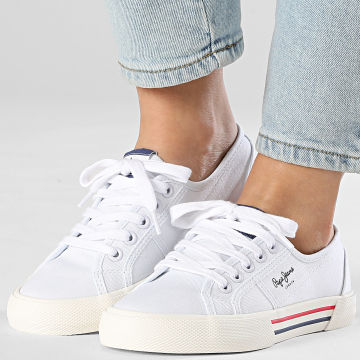 Pepe Jeans - Sneakers Damen Brady Basic PLS31287 Weiß