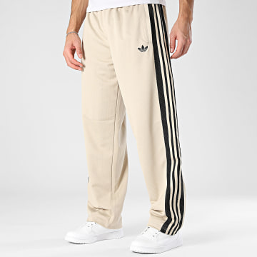 Adidas Originals - Pantalon Jogging A Bandes TP KE0116 Beige Noir
