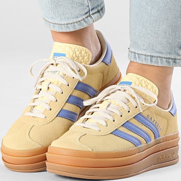Adidas Originals - Zapatillas Mujer Gazelle Bold J IH6457 Naranja Tinte Lila Real Blanco Maravilla
