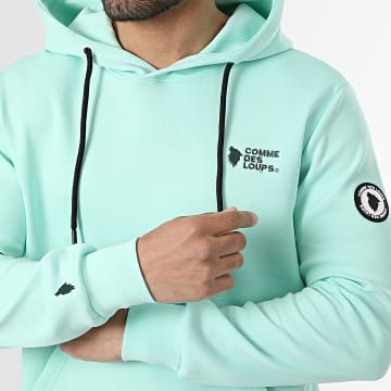 Comme Des Loups - Sweat Hoodie Sweaty Turquoise