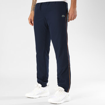 Lacoste - Pantalon Jogging Logo Crocodile Bleu Marine