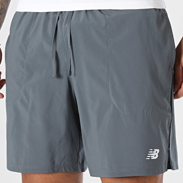 New Balance - Short Jogging MS51902 Gris Anthracite