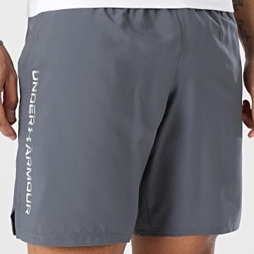 Under Armour - Short Jogging UA TechWoven Wordmark 1383356 Gris Anthracite