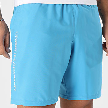 Under Armour - Pantalón Corto de chándal UA TechWoven Wordmark 1383356 Azul Claro