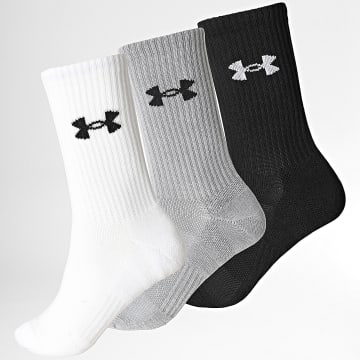 Under Armour - Lot De 3 Paires De Chaussettes 6009685 Noir Gris Blanc