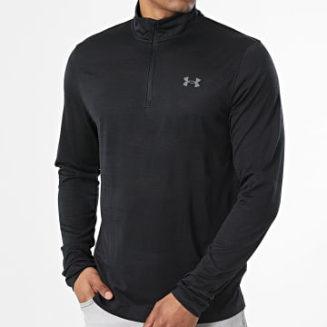Under Armour - Poloshirt Langarm Reißverschluss Velociti 6010887 Schwarz