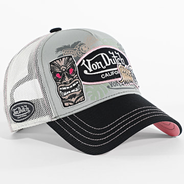 Von Dutch - Hat Trucker Patches Grey Black Beige