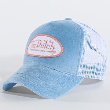 Von Dutch - Trucker Cap Soft Velvet Kylie Light Blue White