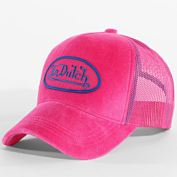 Von Dutch - Trucker Cap Soft Velvet Kylie Fuchsia Pink