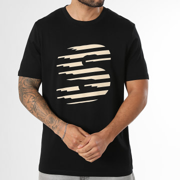 5.SYNC - Tee Shirt Oversize Fast S Beige Noir