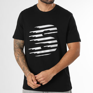 5.SYNC - Tee Shirt Oversize Fast S Gris Noir