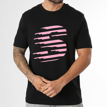 5.SYNC - Tee Shirt Oversize Fast S Rose Noir