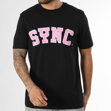5.SYNC - Tee Shirt Oversize Colllege Noir