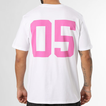 5.SYNC - Tee Shirt Oversize College Blanc