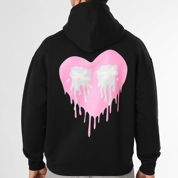 5.SYNC - Sweat Capuche Relaxed Heartbreaker Noir