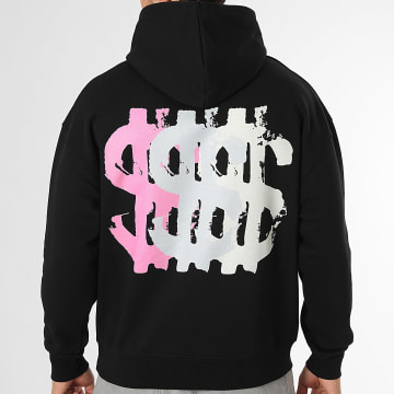 5.SYNC - Sweat Capuche Relaxed Three Bucks Noir