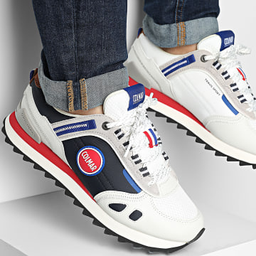 Colmar - Zapatillas Travis Sport Dual Blanco Marino Rojo