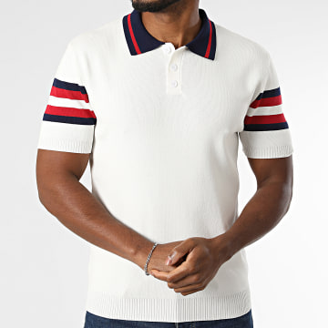 Frilivin - Poloshirt Kurzarm 6028 Hellbeige Marineblau Rot