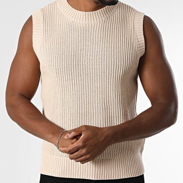 Frilivin - Jersey Sin Mangas de Punto Ac Carla 509 Beige