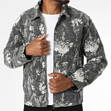 Frilivin - Veste Zippée 600 Gris Anthracite Chiné Blanc